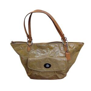 Coach Tan Leather Tote Bag #F14662